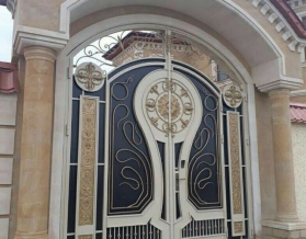 Ворота из дагестанского камня.